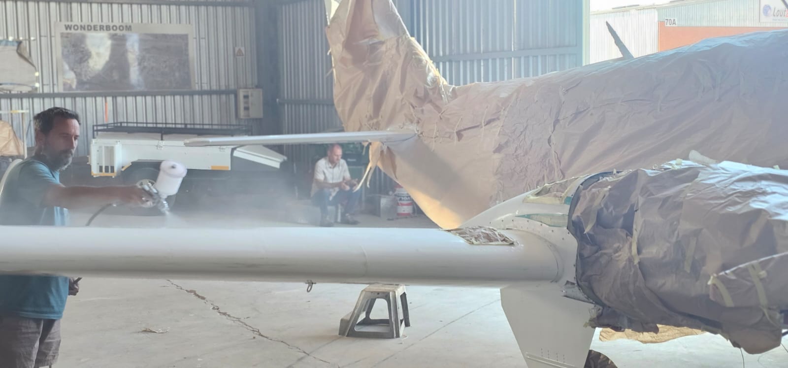 Full Aircraft Repainting at Wonderboom Airport